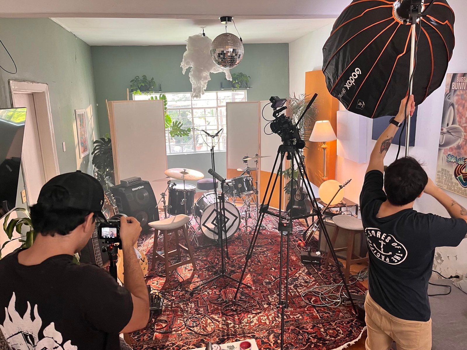 Live Room Camera Setup